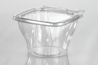 T20870 16 oz. Square to Round Tamper Resistant Container