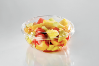 T27804 7" Round 40oz Container with Fruit