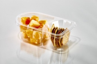T27826 2 Compartment Deep Snack Pack